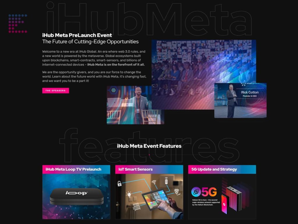 iHub Meta Event Page - Las Vegas