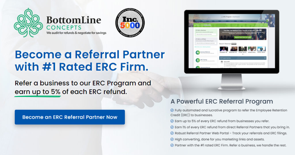 ERC Referral Program - Bottom Line Conceps