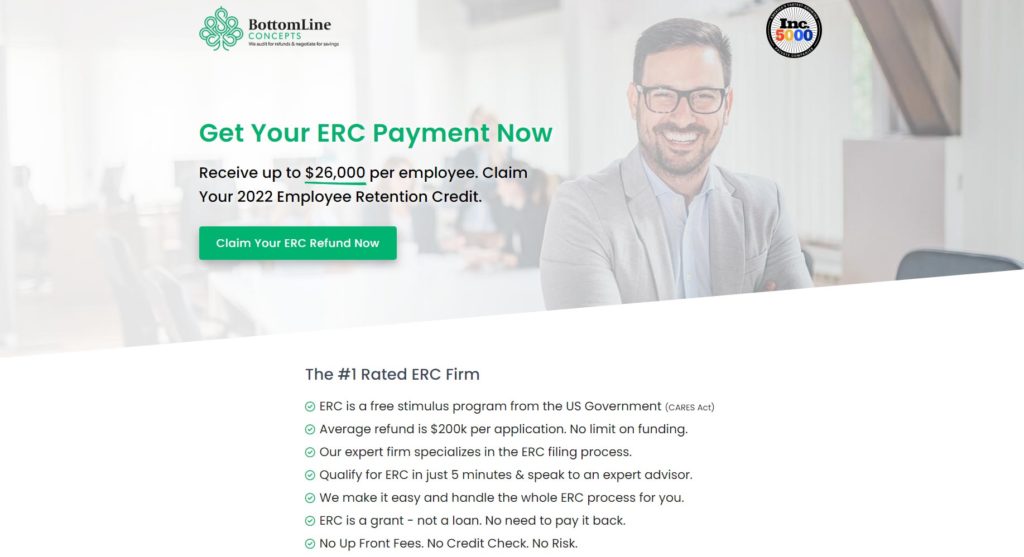 ERC Affiliate Landing Page